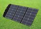 USB 3A Black 0.55 Inch Foldable Solar Panel For Camping
