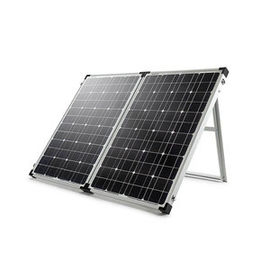 100 kit solide de panneau solaire du panneau solaire 2Pcs 100W du watt 12V construit dans Kickstand