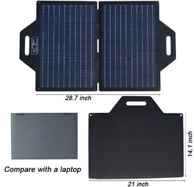Chargeur pliable portatif de panneau solaire avec la double sortie du port 19V de C.C d'USB